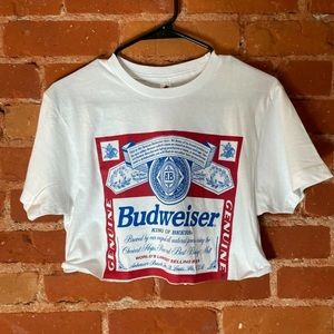 Budweiser crop top